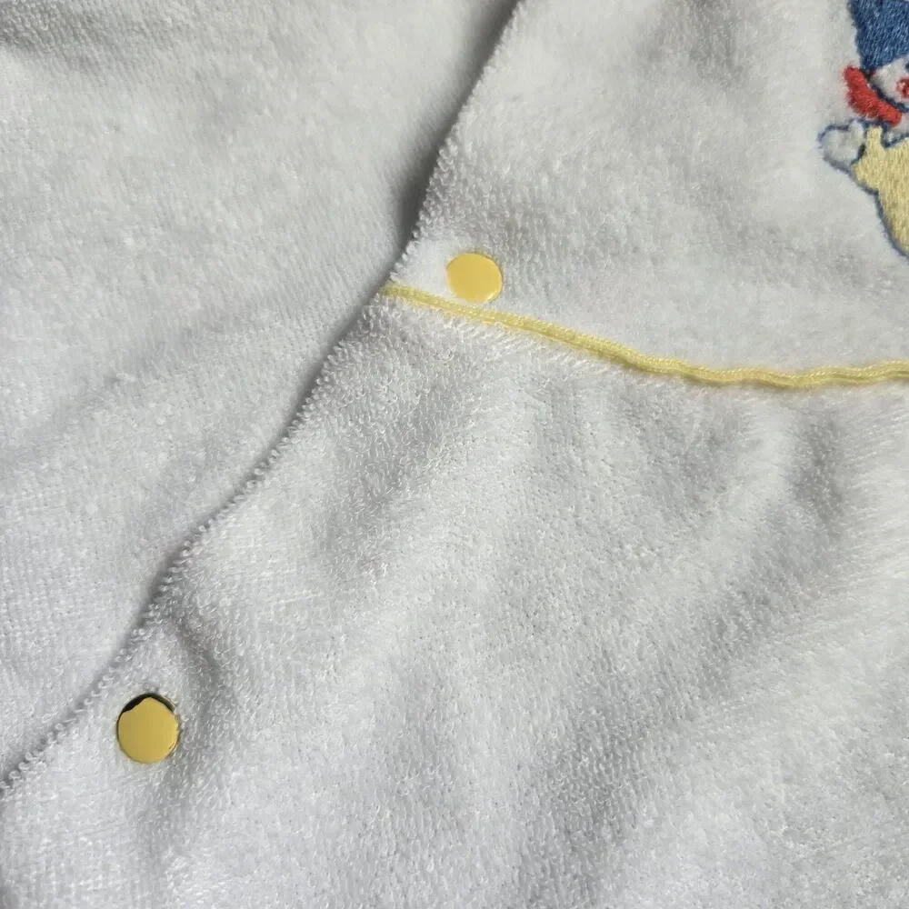Vintage Carters Clown Sleeper Footie Pajamas 3-6 Months Terry Cloth Red Blue Y2K